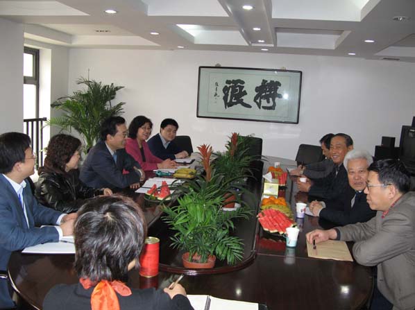 盧時徹會長到《中國信息界》、《中國會展》雜志社視察      